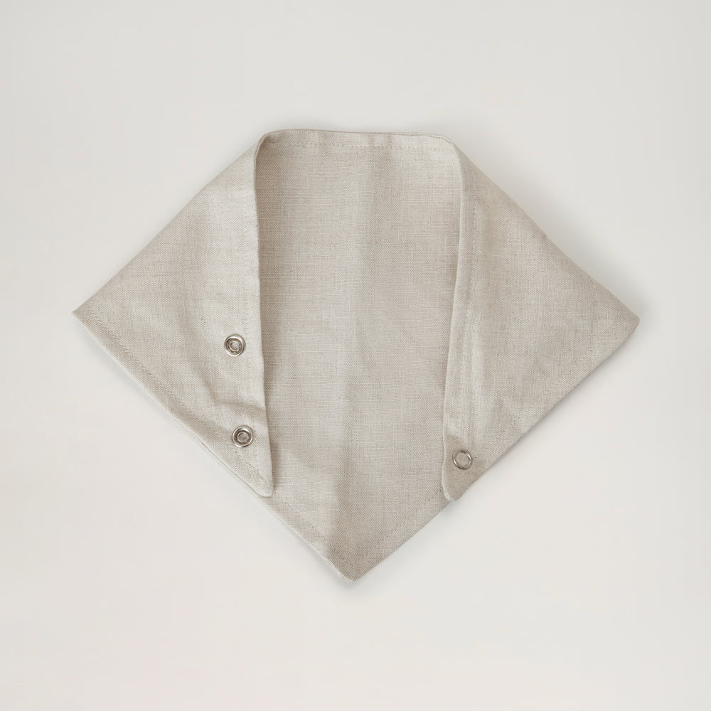 Linen Drool Bib - New!