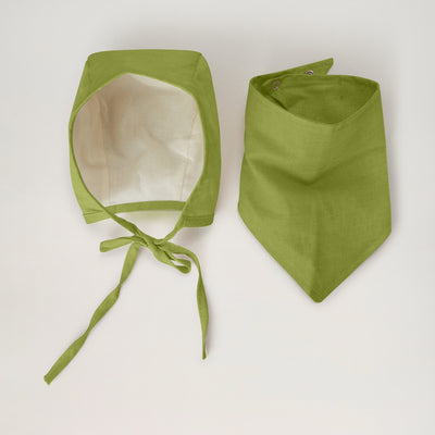 Linen Drool Bib - New!