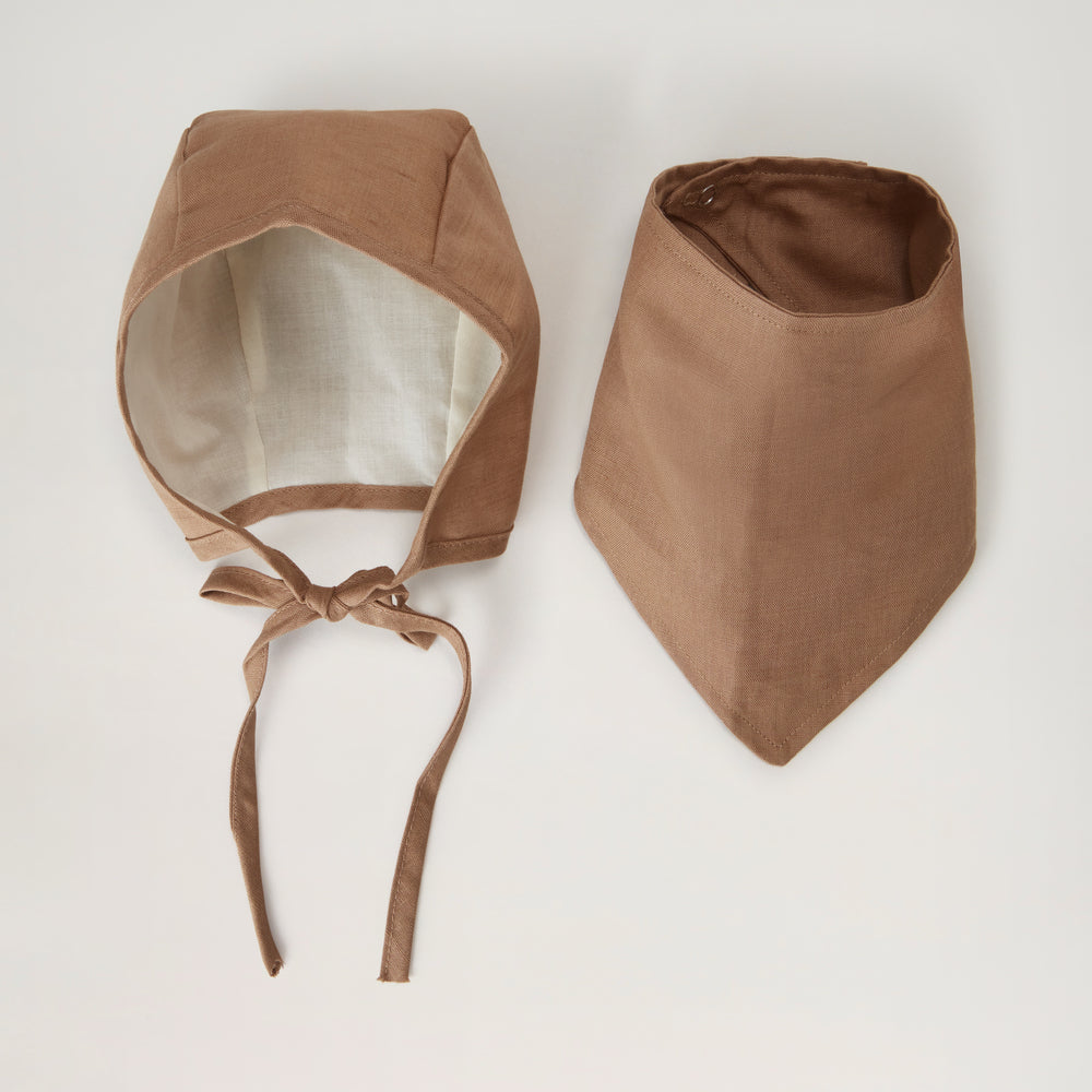 Linen Drool Bib - New!